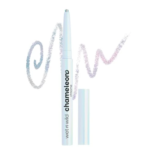Offerta a tempo: Wet n Wild Chameleon Chrome Eyeliner Impermeabile e Retraibile, Pigmenti Iridescenti, Riflettono la luce per un Cambio Dinamico del Colore, a Prova di Sbavatura, Dura fino a 18 hr, Electric Prism - 40% da 7.99 € a 4.80 €
