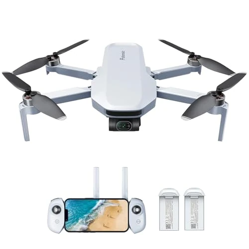 Potensic ATOM GPS-drone met 4K-camera & 3-assige gimbal, onder 249g, 6 km FPV, visuele tracking/QuickShots/RTH, 12MP foto’s, 2 accu’s, 64 min. vliegtijd, C0, voor beginners & volwassenen