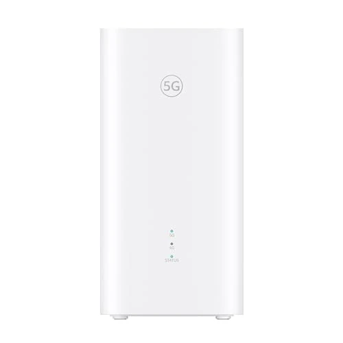 5G CPE 5s, H153, Router 5G con SIM, Wi-Fi 6 AX3000, 3.600 Mbps en DL/500 Mbps en UL, Antena de Alta Ganancia de 9 dBi, Puerto LAN/WAN, Diagnóstico Visualizado del Wi-Fi, 42 Meses de Garantía