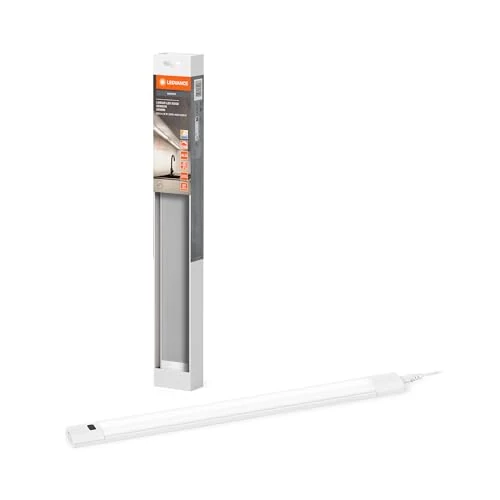 Limited-time offer: LEDVANCE Linear Edge Sensor High-Voltage Under-Cabinet Lights with IR Sensor, 30 cm, CCT dimmable, 8 W, 640 lm, 3,000/4,000/6,500 lm, Warm White/Cold White/Daylight, White Aluminium, IP20 from 26.26 GBP to 26.26 GBP (save 0%)