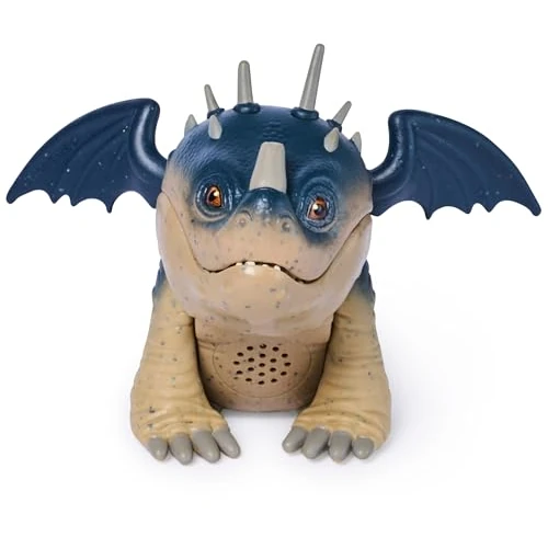 Dreamworks How to Train your Dragon, Interaktiver Mini-Drache Fleischklops, Figur mit Soundeffekten, Spielzeug für Kinder ab 4 Jahren