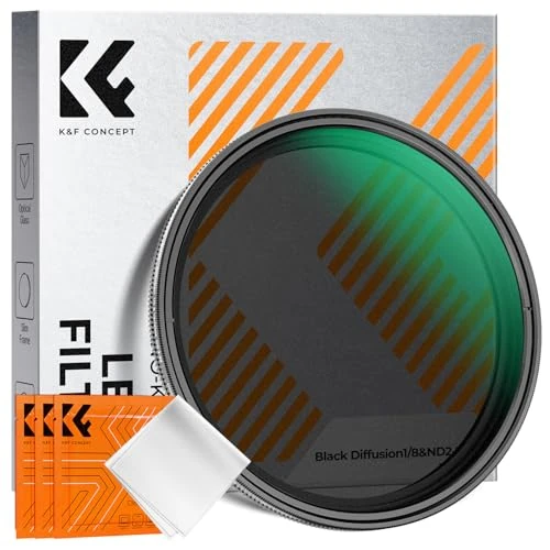 Limited offer: K&F CONCEPT 49mm Black Diffusion Mist 1/8 & Variable ND2-32 in-1 Filter Cinematic Effect Neutral Density Filter for Camera Lens with 18 Multi-Layer Coatings (K- Series) from 28.04 EUR to 28.04 EUR (save 0%)