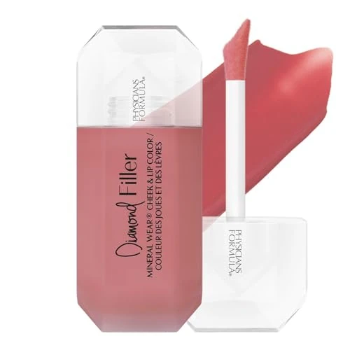 Limited-time offer: Physicians Formula, Mineral Wear Diamond Filler Cheek and Lip Color, Lip and Cheek Tint with Serum-to-Cream, Multi-Use Plumping Formula, Enriched with Vitamin E, Radiant Pink from 14.49 £ to 7.90 £ (save 45%)