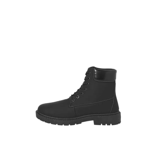Offerta a tempo: Jack&Jones JFWAINSWORTH - Stivale piatto in PU, antracite., 42 EU - 40% da 59.99 € a 35.99 €