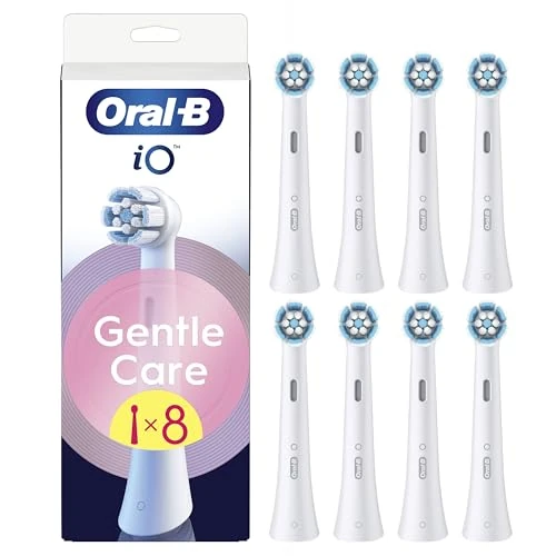 Limited offer: Oral-B iO Gentle Care Series, Genuine Replacement Round Brushes, Suitable for Sensitive Gums, 8 from 79.99 USD to 39.99 USD (save 50%)
