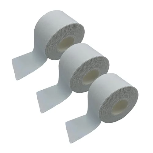 Offerta a tempo: SPORTHERAPY Tape Sportivo Anelastico e Ipoallergenico per Bendaggio Funzionale Sportivo e Professionale | DISPOSITIVO MEDICO CERTIFICATO | Nastro Adesivo 5cm x 10m | Quantità: 3 - 0.00% da 10.57 € a 10.57 €