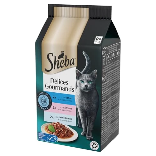 Offerta a tempo: Sheba cibo umido per gatti, Del Gourmands Taste of Tokyo 6x50g - 29% da 35.39 € a 25.08 €