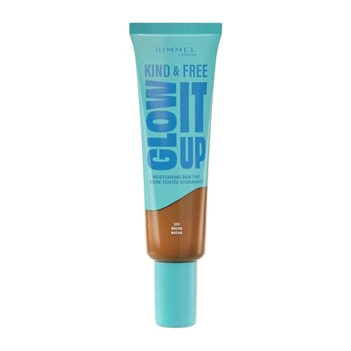 Oferta limitada: Rimmel London Kind & Free GLOW IT UP 503 Mocha Hidratante - Calma la piel sensible, efecto guapo, hidratante, todo el día, 30 ml de 16.99 € a 16.99 € (ahorro 0.00%)
