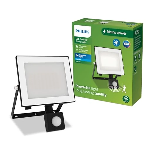 Offerta a tempo: PHILIPS Lois, Proiettore per Esterni, con Sensore di Movimento, 30W, 5000 K, Nero - 0% da 15.99 € a 15.99 €