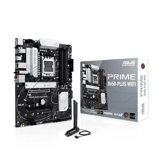 Oferta limitada: ASUS Prime B650-PLUS WiFi, Placa Base AMD B650 ATX, DDR5, PCIe 5.0 M.2, Realtek 2.5Gb Ethernet, WiFi 6E, DisplayPort, HDMI, SATA 6 Gbps, USB 10Gbps Tipo-C, BIOS Flashback, Thunderbolt 4, Aura Sync de 159.99 EUR a 146.99 EUR (ahorro 8%)