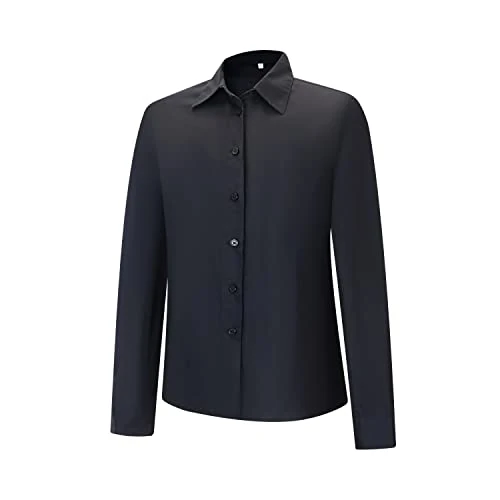 Zeitlich begrenztes Angebot: MISEMIYA - Frau KELLNERHEMD MIT Langen ÄRMELN - Woman Hospitality UNIFORM - 8726 - Small, Schwarz von 21.99 € auf 8.53 € (61% Rabatt)