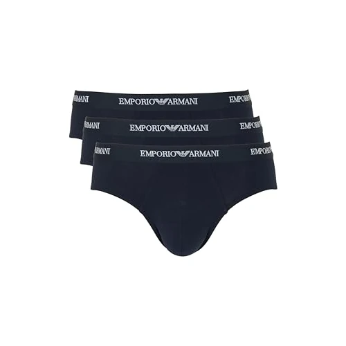 Limited-time offer: Emporio Armani Man's Core Logoband 3-Pack Brief, Blue, L from 44.00 GBP to 22.90 GBP (save 48%)