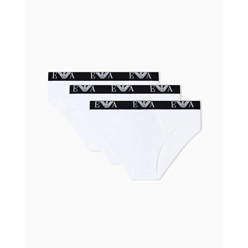Offre limitée : Emporio Armani Man's Core Logoband Lot de 3 Slips Blanc Taille XL de 45.00 € à 45.00 € (0.00% de remise)