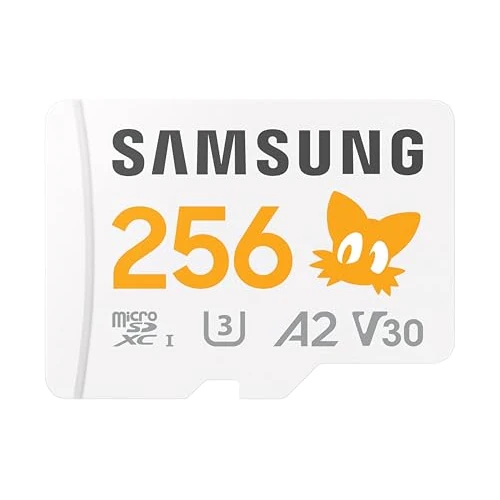Samsung Tarjeta microSD Sonic Pro Plus para Consola de Juegos, Tarjeta de Memoria 256 GB, UHS-I U3, Full HD y 4K UHD, hasta 180 MB/s, MB-MD256SA
