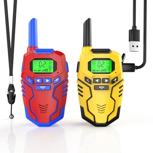 Offre limitée : Inspireyes Talkie Walkie Enfants Rechargeable 48H Longue Portée Lampe de 20.59 € à 20.59 € (0.00% de remise)