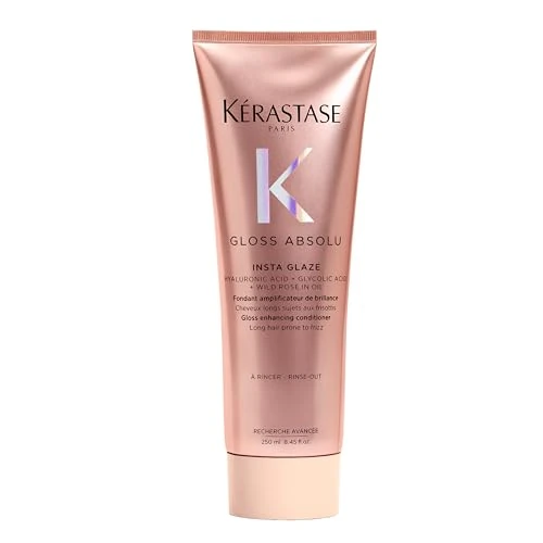 Begrenztes Angebot: Kérastase Gloss Absolu Fondant Insta Glaze, Conditioner für langes und zu Frizz neigendes Haar, Mit Hyaluronsäure, Glykolsäure und Wildrosenöl, Für intensiven Glanz & Volumen von 48.73 EUR auf 26.80 EUR (Rabatt 45%)