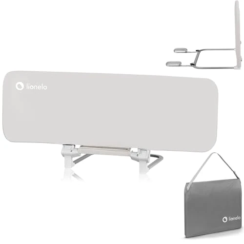 Offerta a tempo: LIONELO Lora Sponda Letto Portatile e Pieghevole per Bambini 105x45 cm | Reclino a 180°, Meccanismo di Bloccaggio StandSafe e Barriera Protettiva contro le Cadute - 12% da 54.99 € a 48.51 €