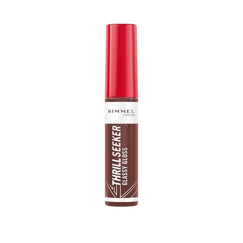 Oferta ograniczona: Rimmel London, Thrill Seeker Glassy Gloss, 800 czekoladowy połysk, nawilżający, zdrowe wargi, maksi aplikator, jednorodna formuła, wegańska formuła, 10 ml z 36.32 PLN na 36.32 PLN (zniżka 0%)