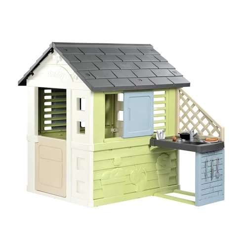 Offerta a tempo: Smoby Life - Casa Bella + Cucina Estiva - Piastra e Lavello - Numerosi Accessori - Materiale Riciclato - Dai 2 Anni - Prodotto in Francia - 29% da 154.99 € a 109.90 €