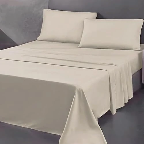 Oferta ograniczona: SpazioTessile - Zimowe prześcieradło na łóżko dwuosobowe 100% ciepła bawełna, prześcieradło flanelowe prześcieradło wierzchnie 240 x 295 cm, prześcieradło pod gumką 160 x 190 cm H25, 2 poszewki na z 37.90 EUR na 30.32 EUR (znizka 20%)