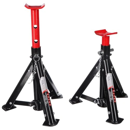 Tijdelijke aanbieding: SIXTOL MECHANIC CAR STAND 3T | set van 2 inklapbare autostandaards | verstelbare hoogte | 3 ton draagvermogen | stalen constructie van 34.36 € naar 34.36 € (0.00% korting)