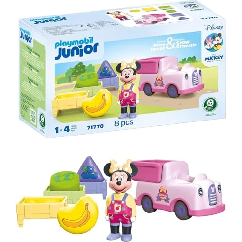 Limited offer: Playmobil Junior & Disney: Minnie Mouse's Color Sorting Fruit Truck from 34.99 EUR to 34.99 EUR (save 0%)