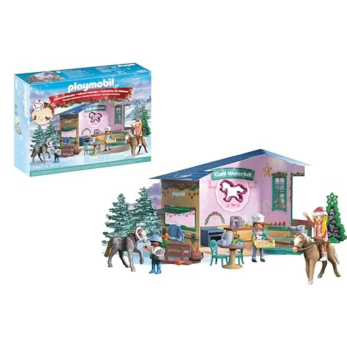 Zeitlich begrenztes Angebot: PLAYMOBIL | Adventskalendar | Horses of Waterfall | Weihnachtsbacken im Reitcafé | Adventskalender für Pferdefans | Mit täglichen Überraschungen & Zubehör | Für Kinder ab 4 Jahren | 71952 von 29.99 € auf 18.99 € (37% Rabatt)