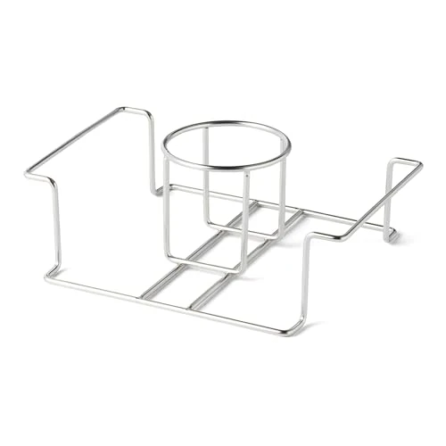 Limited-time offer: Amazon Basics Beer Can Chicken Holder, Silver, 1-Pack from 5.52 GBP to 3.85 GBP (save 30%)