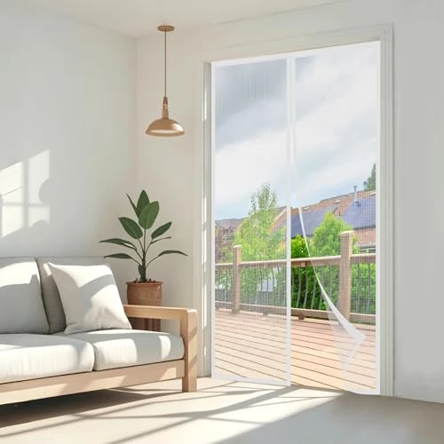 Oferta limitada: Wzlxcxxy Mosquitera Puerta Magnetica 135x205cm | Mosquitero Magnético para Puerta, Anti-Insectos, sin Taladros, Cierre Automático – Blanco de 9.99 € a 9.49 € (ahorro 5%)