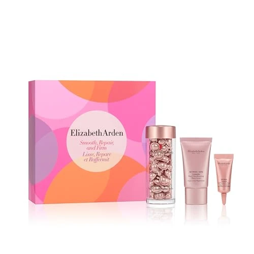 Limited-time offer: Elizabeth Arden RETINOL + HPR CERAMIDE Smooth, Repair & Firm, 60 Capsules Gift Set, anti-aging skincare for smoothing fine lines & wrinkles, luxury gifting for women from 85.00 GBP to 64.18 GBP (save 24%)