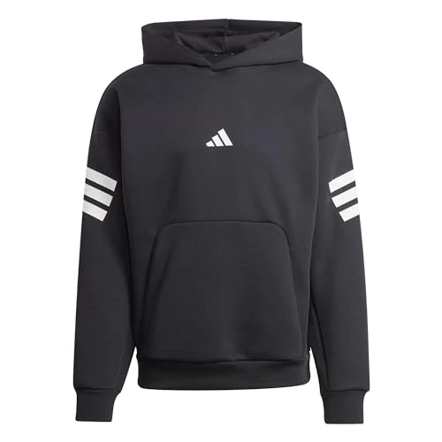 Offerta a tempo: adidas Homme Future Icons Three Stripes Hoodie, Black, XXL - 45% da 70.00 € a 38.50 €