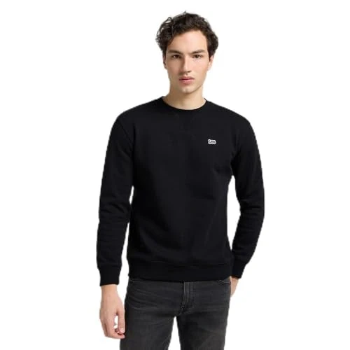 Offerta a tempo: Lee Patch Crew SWS, Nero, 5XL - 0.00% da 29.53 € a 29.53 €