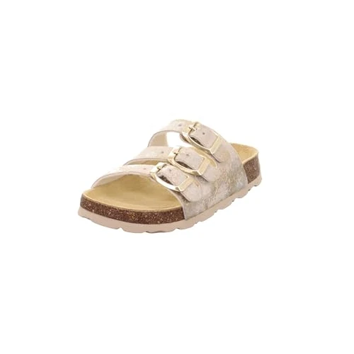 Superfit Fille Fussbettpantoffel, Or, 30 EU