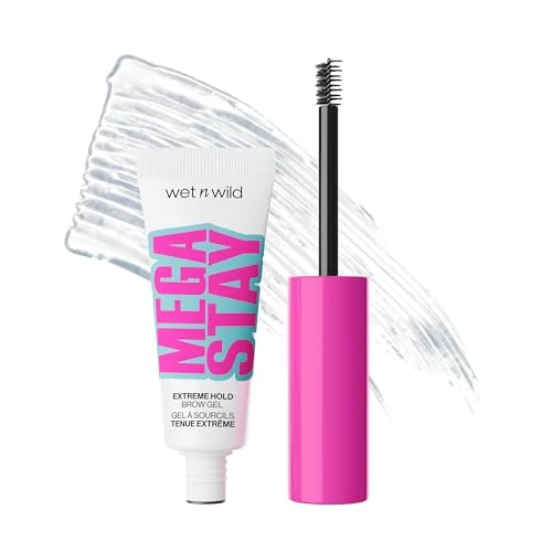 Tijdelijke aanbieding: Wet n Wild Mega Stay Extreme Hold Brow Gel, Transparante Vlokvrije Afwerking, Langhoudend tot 16 Uur, Lichte Formule, Gemakkelijke Applicatie met Klein Borsteltje van 5.49 € naar 5.49 € (0.00% korting)