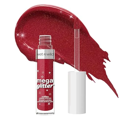 Zeitlich begrenztes Angebot: Wet n Wild Mega Glitter Shimmer Liquid Lipstick, Glitzer Lippenstift, Leichte Formel mit Vitamin E für Gepflegte Lippen, Angenehmes Tragegefühl, New Soulmate von 6.99 € auf 4.89 € (30% Rabatt)