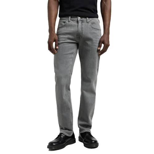 Tijdelijke aanbieding: Lee Herenjeans met ritssluiting, regular straight fit, rechte pijp, Aluminium kaart, 30W / 32L van 76.46 € naar 76.46 € (0.00% korting)