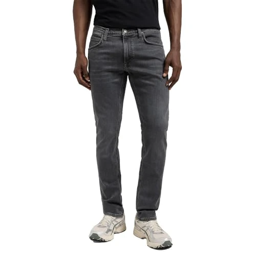 Lee Jean pour Homme Luke Slim Fit Tapered Leg, Cendre, 31W / 32L