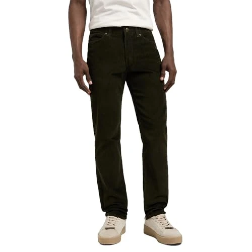 Limited-time offer: Lee Men's MVP Slim Fit Straight Leg Jeans, Olive Night, 34 W/34 L from 65.00 GBP to 34.15 GBP (save 47%)