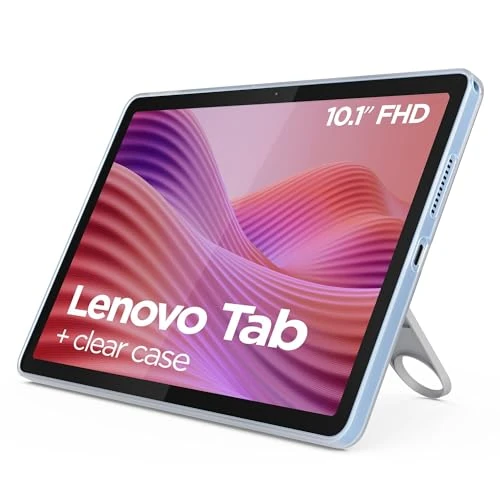 Limitiertes Angebot: Lenovo Tablet, Display 25,6 cm (10,1 Zoll) FHD, Prozessor Mediatek Helio G85, 4 GB RAM, 128 GB Speicher, WiFi 6, Tablet Android 14, inklusive Clear Case - Polar Blue von 119.78 EUR auf 119.78 EUR (Spare 0%)
