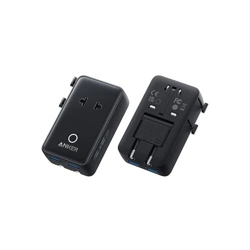 Beperkte aanbieding: Anker Nano reisadapter, USB-stekker 5-poorts stroomadapter met 1 AC, 2 USB-A en 2 USB-C poorten, slimme temperatuurregeling, compatibel met alle landen en regio’s, ideaal voor op reis van 24.99 EUR naar 19.99 EUR (besparing 20%)