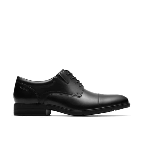 Oferta limitada: Clarks Premium Gorra Steadwell para Hombre, Piel Negra, 43.5 EU de 80.00 € a 44.67 € (ahorro 44%)