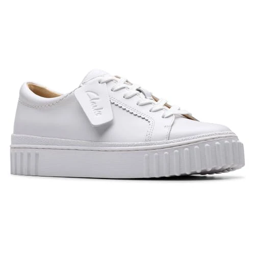Oferta limitada: Clarks Mayhill Walk - Zapatos para Mujer, Piel Blanca, 4 UK, Piel Blanca., 37 EU de 120.00 EUR a 120.00 EUR (ahorro 0%)