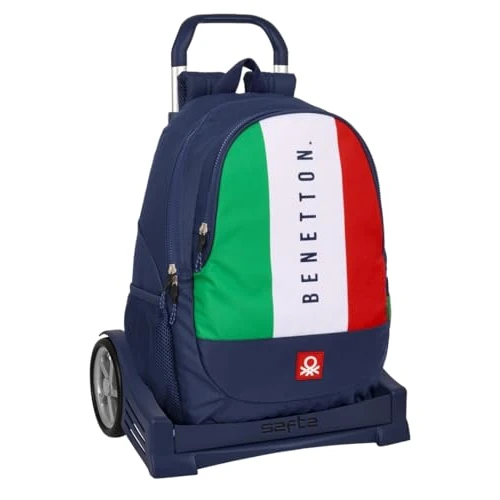 Limited-time offer: Safta Evolution Trolley Benetton Flag Backpack One Size from 46.01 £ to 46.01 £ (save 0.00%)