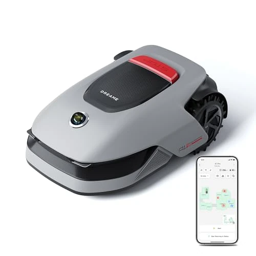 Dreame A1 Pro Intelligent Robotic Lawnmower, Perimeter Cordless Robotic Lawnmower, App Control, OmniSense™ Technology, Intuitive Zone Management, Smart Obstacle Avoidance, Powerful Off-Road Wheels