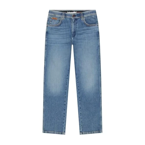Wrangler Texas Slim Jeans voor heren, Authentic Slim Fit, Slim Leg, rood (rouge), 33W / 30L