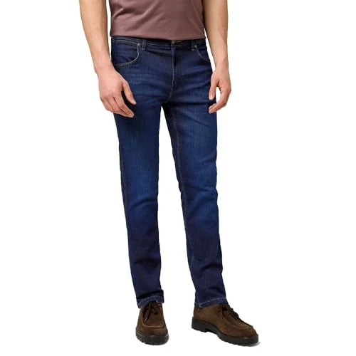 Offerta a tempo: Wrangler Greensboro, Jeans Uomo, Rustic Navy, 30W / 30L - 26% da 89.95 € a 66.99 €