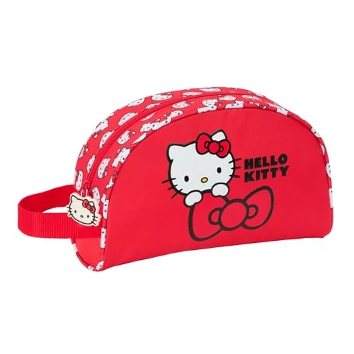 Oferta limitada: Safta Hello Kitty Iconic - Neceser Grande Niño, Neceser Infantil, Adaptable a Carro, Ideal para Niños de 5 a 14 Años, Cómodo y Versátil, Calidad y Resistencia, 26x16x9 cm de 21.45 EUR a 19.36 EUR (ahorro 10%)