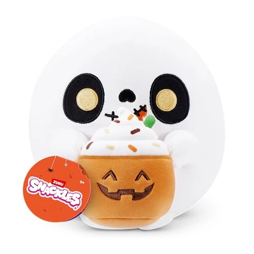 Offerta a tempo: Snackles Halloween, peluche Serie 1 da 20 cm di ZURU, peluche con accessorio snack (RAVEN) - 51% da 12.99 € a 6.31 €