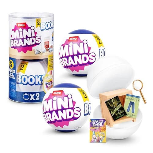 Tijdelijke aanbieding: Mini Brands Mini Books Series 2 Capsule van ZURU, Collectible Miniatuur Boek Speelgoed kinderen 3+ (2 Capsule), Wit van 15.93 € naar 15.93 € (0.00% korting)