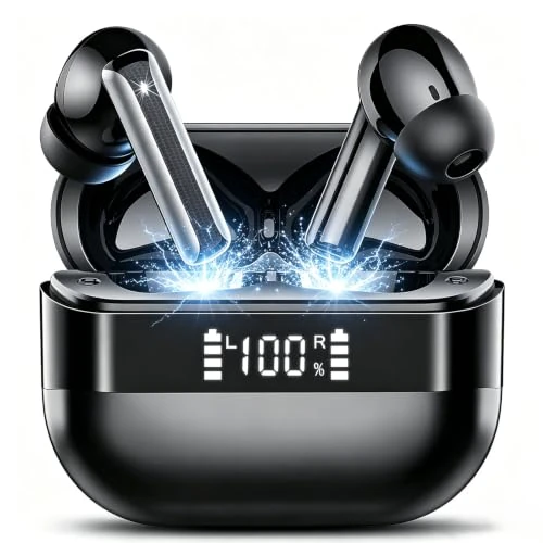 Offerta a tempo: Renimer Cuffie Bluetooth 2026, Auricolari Bluetooth 5.4, HiFi Stereo - 78% da 89.99 € a 19.99 €